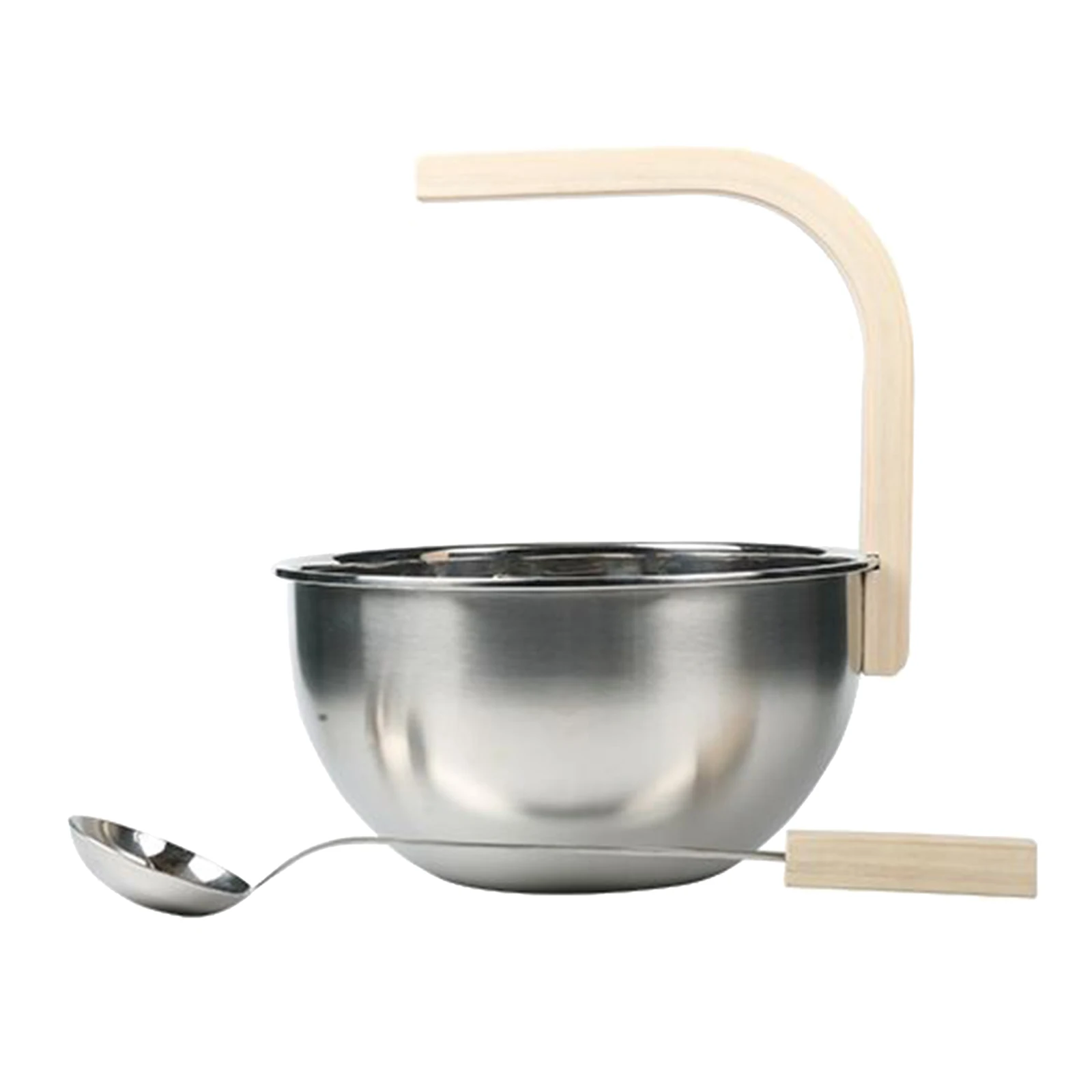 Sauna Wooden Bucket and Ladle Kit, Sauna Accessories for Sauna & SPA - Made of Premium Stainless Steel
Sauna Wooden Bucket and Ladle Kit, Sauna Accessories for Sauna & SPA - Made of Premium Stainless Steel