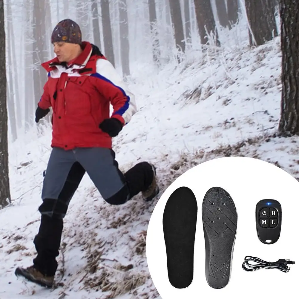 USB Heated Shoe Insoles Electric Foot Warming Pad Feet Warmer Sock Mat With Remote Control 1500mAh Rechargeable Heating Insoles
USB Heated Shoe Insoles Electric Foot Warming Pad Feet Warmer Sock Mat With Remote Control 1500mAh Rechargeable Heating Insoles