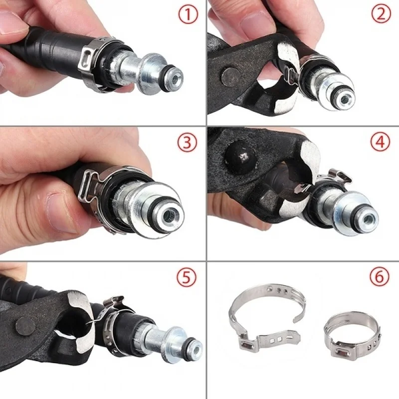 130PCS Stainless Steel Single Ear Hose Clamp 5.8-21mm Crimp Hose Clamp Kit Assortment
130PCS Stainless Steel Single Ear Hose Clamp 5.8-21mm Crimp Hose Clamp Kit Assortment