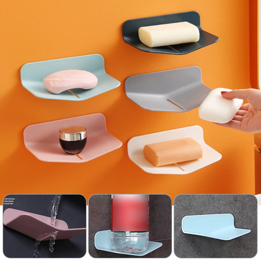 Soap Holder No Drilling Self-Draining Soap Dish Holder Wall Mounted Sponge Holder For Kitchen Soap Holder Bathroom Organizer
Soap Holder No Drilling Self-Draining Soap Dish Holder Wall Mounted Sponge Holder For Kitchen Soap Holder Bathroom Organizer