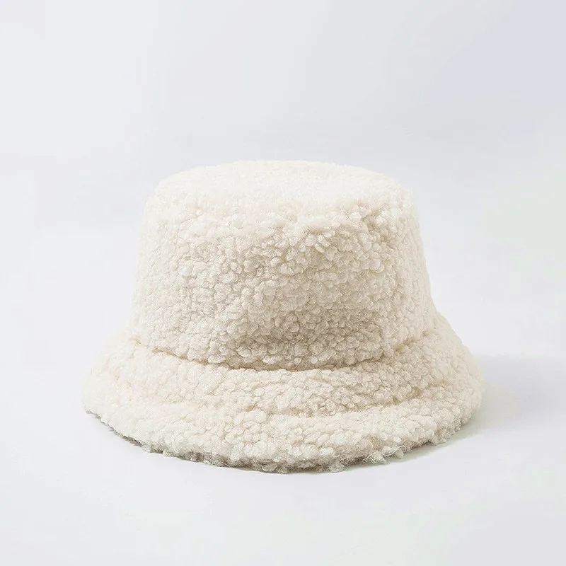 Antifreeze Wool Bucket Hat Thickened Warm Autumn Winter Lambswool Hats For Women Lady Outdoor Plush Solid color Fisherman Hat
Antifreeze Wool Bucket Hat Thickened Warm Autumn Winter Lambswool Hats For Women Lady Outdoor Plush Solid color Fisherman Hat