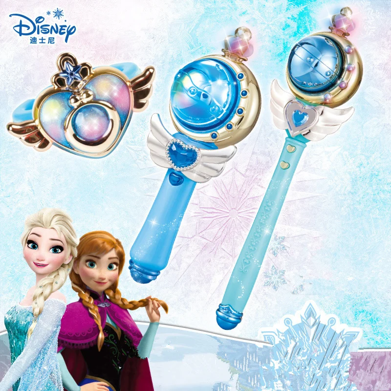 Волшебный набор Disney Frozen Elsa волшебная палочка принцессы волшебный браслет
