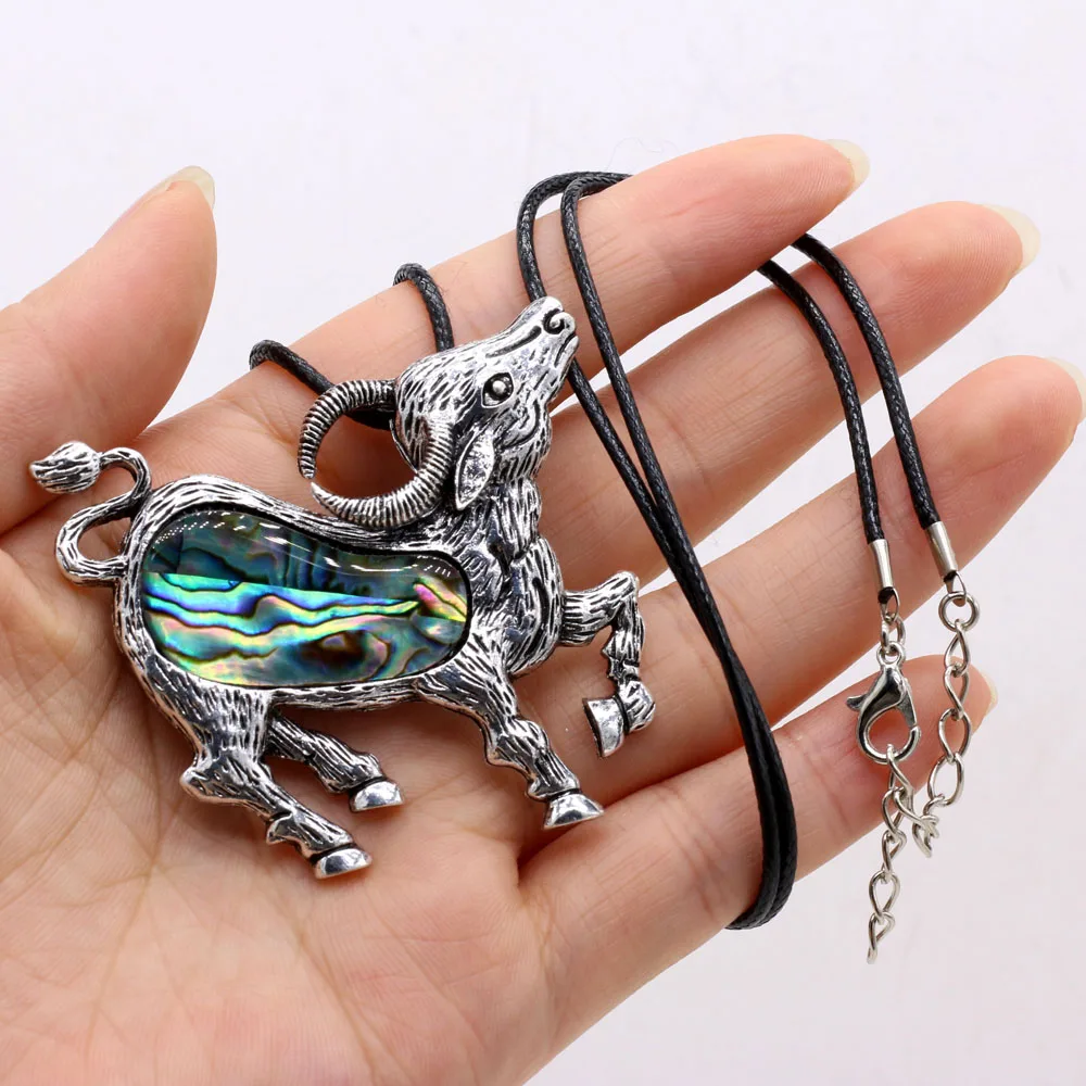 Natural Alloy Shell Pendant Necklace With Carved Lifelike Cow-Shaped Necklace Simple To Wear for Women Charm Jewelry 50x56mm
Natural Alloy Shell Pendant Necklace With Carved Lifelike Cow-Shaped Necklace Simple To Wear for Women Charm Jewelry 50x56mm