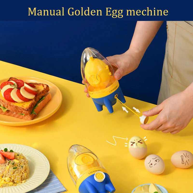 Hand Powered Golden Egg Maker Inside Mixer Kitchen Cooking Gadget Portable Egg Cooker Tool Kitchen Accessories Egg Tools
Hand Powered Golden Egg Maker Inside Mixer Kitchen Cooking Gadget Portable Egg Cooker Tool Kitchen Accessories Egg Tools