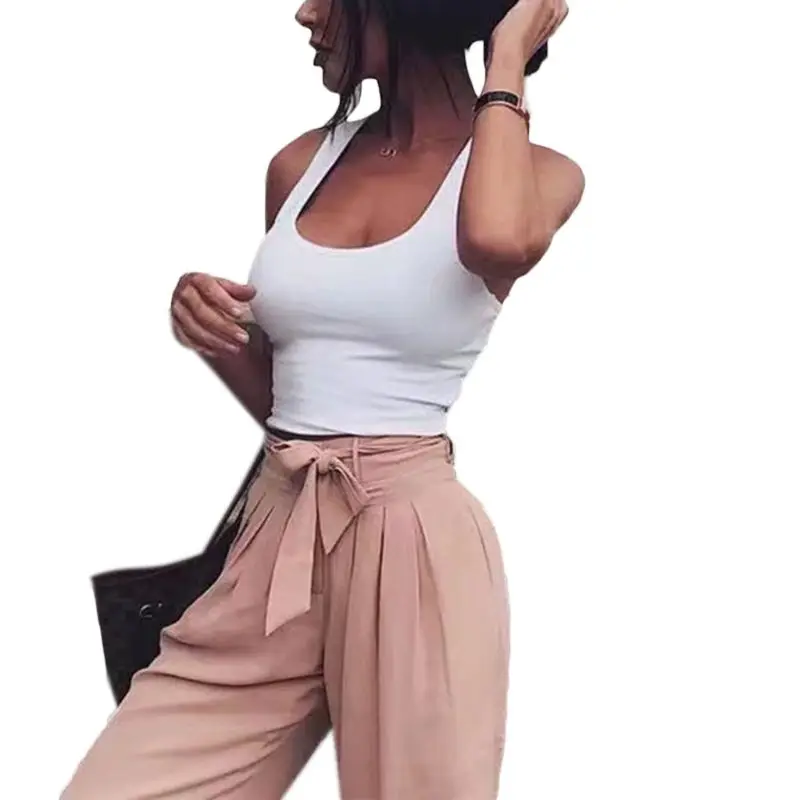 Women Halter Neck Sleeveless Crop Top Sexy Low Cut O Neck Solid Color Cami Tank Vest Backless Bodycon Basic Bralette
Women Halter Neck Sleeveless Crop Top Sexy Low Cut O Neck Solid Color Cami Tank Vest Backless Bodycon Basic Bralette