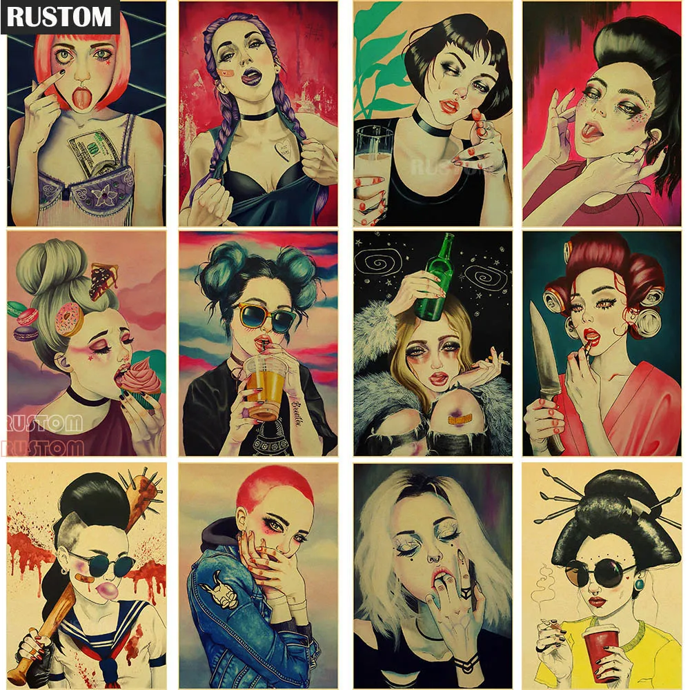 Retro Sexy Girl Diamond Painting 5D Full Drill Bad Girl Teenager Diamond Mosaic Wall Stickers Art For Living Room Home Decor RUS
Retro Sexy Girl Diamond Painting 5D Full Drill Bad Girl Teenager Diamond Mosaic Wall Stickers Art For Living Room Home Decor RUS