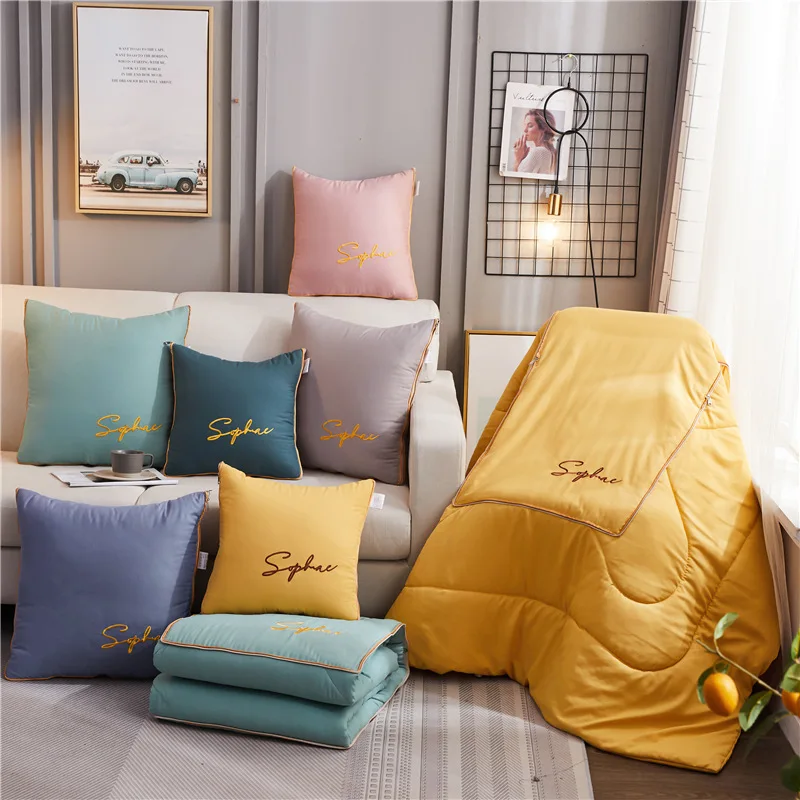 Nordic Light Luxury Style 3D Embroidery Cushion Blanket, Car, Office, Foldable Air-Conditioning Quilt, Living Room Sofa Pillow
Nordic Light Luxury Style 3D Embroidery Cushion Blanket, Car, Office, Foldable Air-Conditioning Quilt, Living Room Sofa Pillow