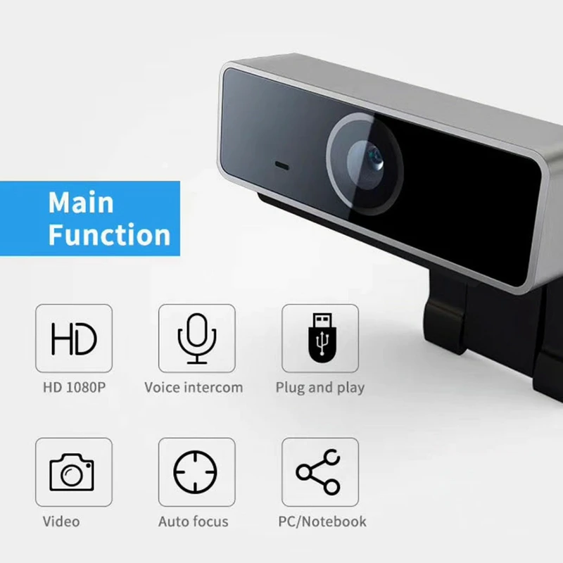 1080P Webcam Microphones Full HD Video Camera for PC USB Plug Wide-Angle Camera and Play Meet Your Various Video Need
1080P Webcam Microphones Full HD Video Camera for PC USB Plug Wide-Angle Camera and Play Meet Your Various Video Need