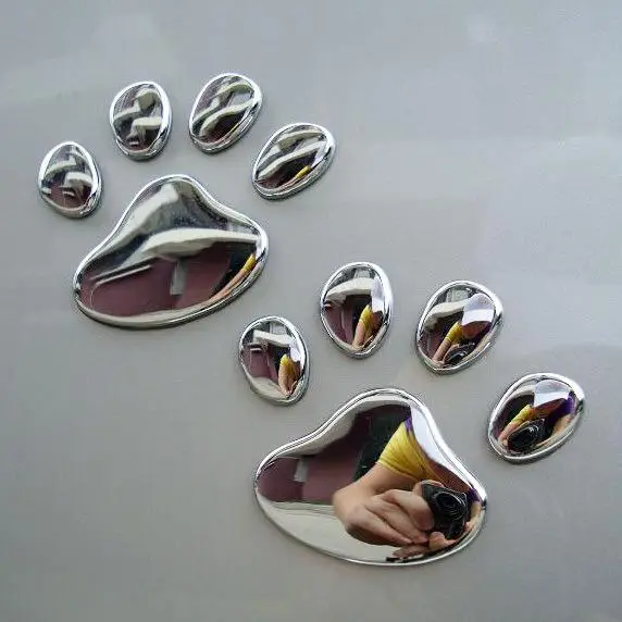 3D Three-dimensional Dog Claw Metal Car Standard Side Modified Decorative Stickers
3D Three-dimensional Dog Claw Metal Car Standard Side Modified Decorative Stickers