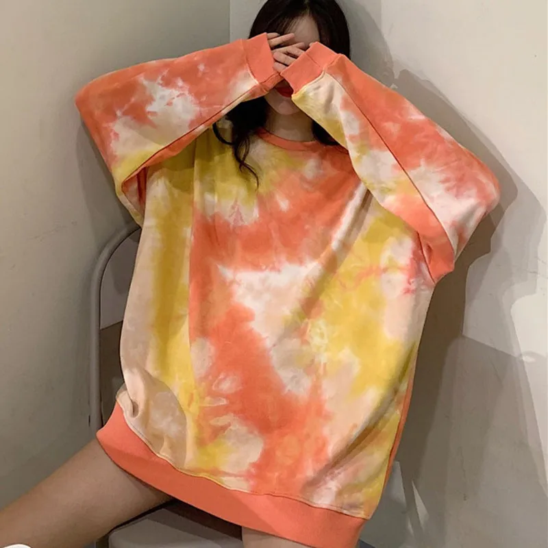 Autumn Oversized Sweatshirt Women Harajuku Tie Dye Hip Hop Sweatshirt for Women Printing Long Sleeve Loose Casual Female Top
Autumn Oversized Sweatshirt Women Harajuku Tie Dye Hip Hop Sweatshirt for Women Printing Long Sleeve Loose Casual Female Top
