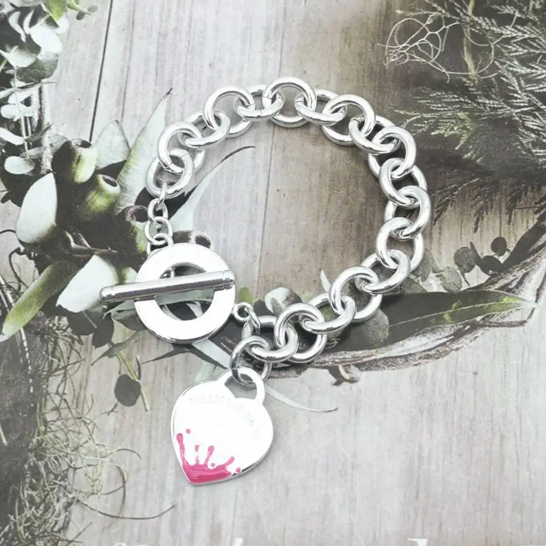 Classic popular fashion wild enamel exclusive blue water flower heart-shaped ladies bracelet jewelry
Classic popular fashion wild enamel exclusive blue water flower heart-shaped ladies bracelet jewelry