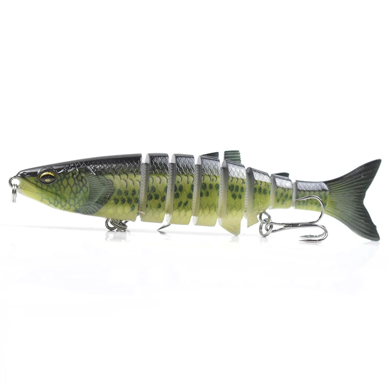 Wokotip Multi-jointed Trout Swimbait 12cm 19.3g Fishing Lures Hard Wobbler Rattle 8- Jointed Sinking Minnow Bait Lure
Wokotip Multi-jointed Trout Swimbait 12cm 19.3g Fishing Lures Hard Wobbler Rattle 8- Jointed Sinking Minnow Bait Lure