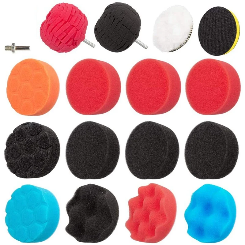 3 Inch Polishing Pads Sponge Buffing Pads Waxing Pads with M10 Drill Adapter for Automotive Car Wheels Care
3 Inch Polishing Pads Sponge Buffing Pads Waxing Pads with M10 Drill Adapter for Automotive Car Wheels Care