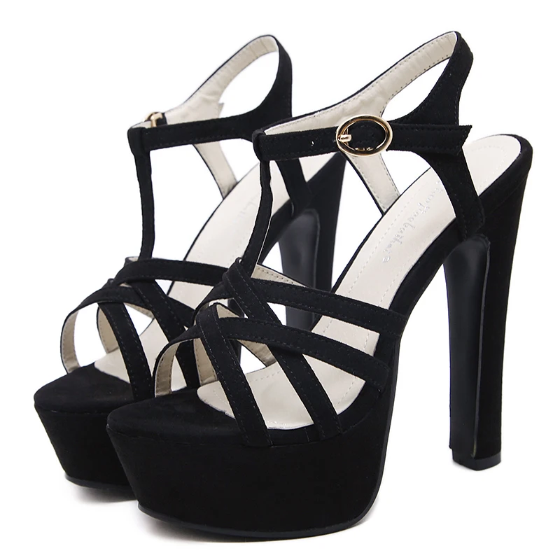 2021 Summer New Women's Sandals Thick-Soled Hollow Roman Black Sexy Sandals Peep Toe Belt Buckle Women Shoes Solid Color
2021 Summer New Women's Sandals Thick-Soled Hollow Roman Black Sexy Sandals Peep Toe Belt Buckle Women Shoes Solid Color