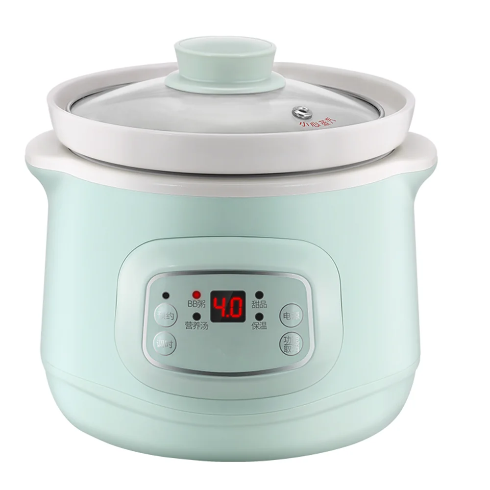 220V 1L Mini Electric Stewing Pot Ceramic Inner Multi Cooker Household Automatic Electric Slow Stewer
220V 1L Mini Electric Stewing Pot Ceramic Inner Multi Cooker Household Automatic Electric Slow Stewer