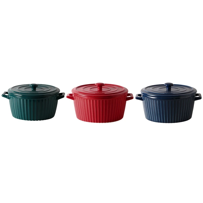 Ceramic Casserole with Lid, 1600Ml Ceramic Bakeware Soup Bowl
Ceramic Casserole with Lid, 1600Ml Ceramic Bakeware Soup Bowl