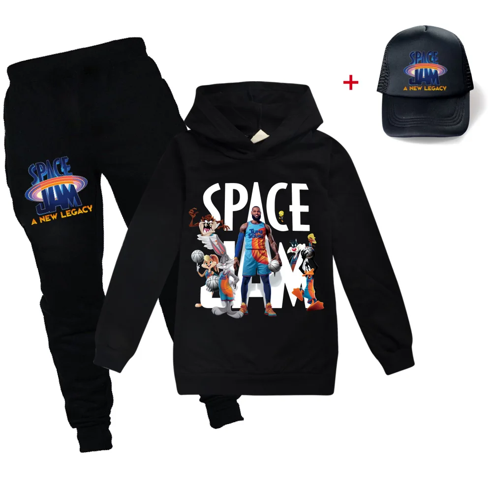 Kids New Space Jam 2 Hoodies Sweatshirts Boy Girl Fashion Spring Autumnr Cotton Hip Hop Hoody Casual Tops Baby T-shirt hat Suit
Kids New Space Jam 2 Hoodies Sweatshirts Boy Girl Fashion Spring Autumnr Cotton Hip Hop Hoody Casual Tops Baby T-shirt hat Suit