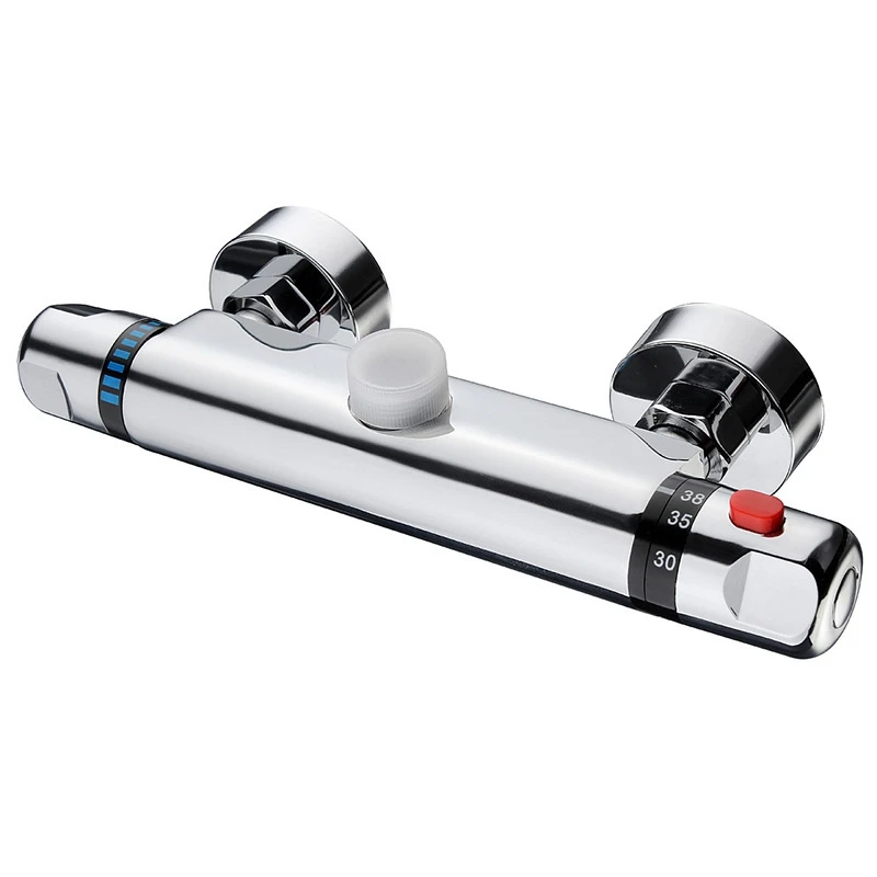 Thermostatic Shower Mixer Bar Valve Anti Scald Tap Constant Temperature Hot Cold Water Mixer Bathroom Accessory
Thermostatic Shower Mixer Bar Valve Anti Scald Tap Constant Temperature Hot Cold Water Mixer Bathroom Accessory