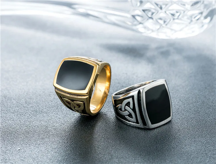 Wholesale Black Oil Drop Craft Jewelry Rings Vintage Titanium Steel Ring Rectangle Crystal Ring Jewel Ring For Men Party Gifts
Wholesale Black Oil Drop Craft Jewelry Rings Vintage Titanium Steel Ring Rectangle Crystal Ring Jewel Ring For Men Party Gifts