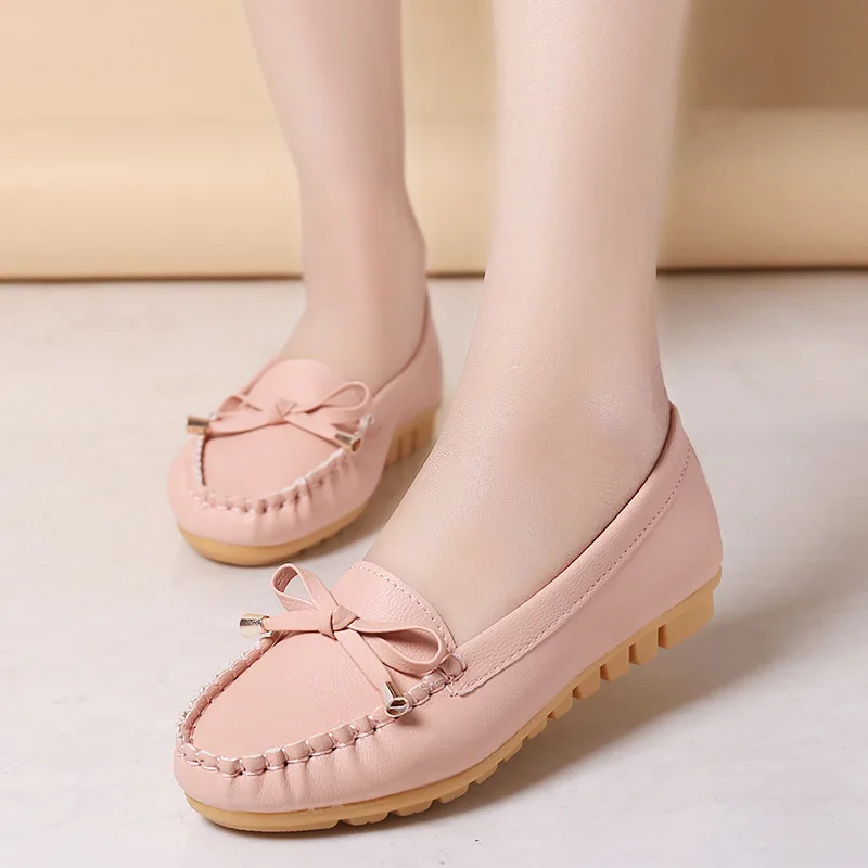 Round Toe Shoes Woman 2021 Female Footwear Casual Sneaker Bow-Knot New Driving Moccasin Nurse Dress Butterfly Big Size PU Flat T
Round Toe Shoes Woman 2021 Female Footwear Casual Sneaker Bow-Knot New Driving Moccasin Nurse Dress Butterfly Big Size PU Flat T