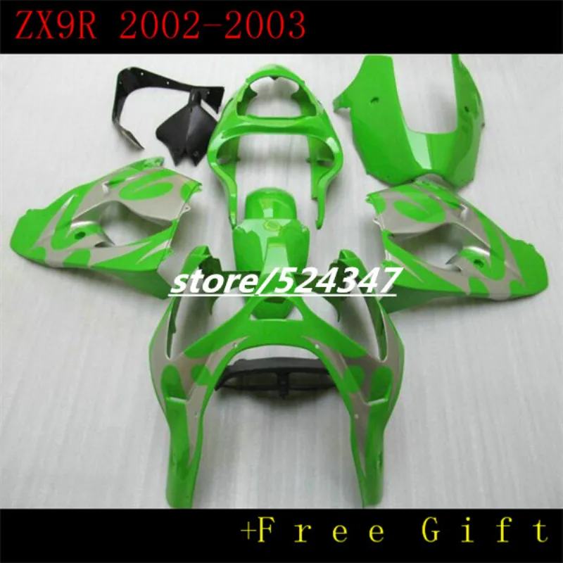Fairing Kit For Kawasaki ZX9R 2002 2003 NINJA zx 9r 02 03 green Silver ABS Fairings Set for 2002 2003
Fairing Kit For Kawasaki ZX9R 2002 2003 NINJA zx 9r 02 03 green Silver ABS Fairings Set for 2002 2003