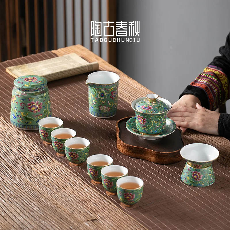 Chinese Ceramic Tea Box Handmade Portable Storage Gift Smell Proof Travel Container Tea Box Boite A The Home Teaware DB60YG
Chinese Ceramic Tea Box Handmade Portable Storage Gift Smell Proof Travel Container Tea Box Boite A The Home Teaware DB60YG