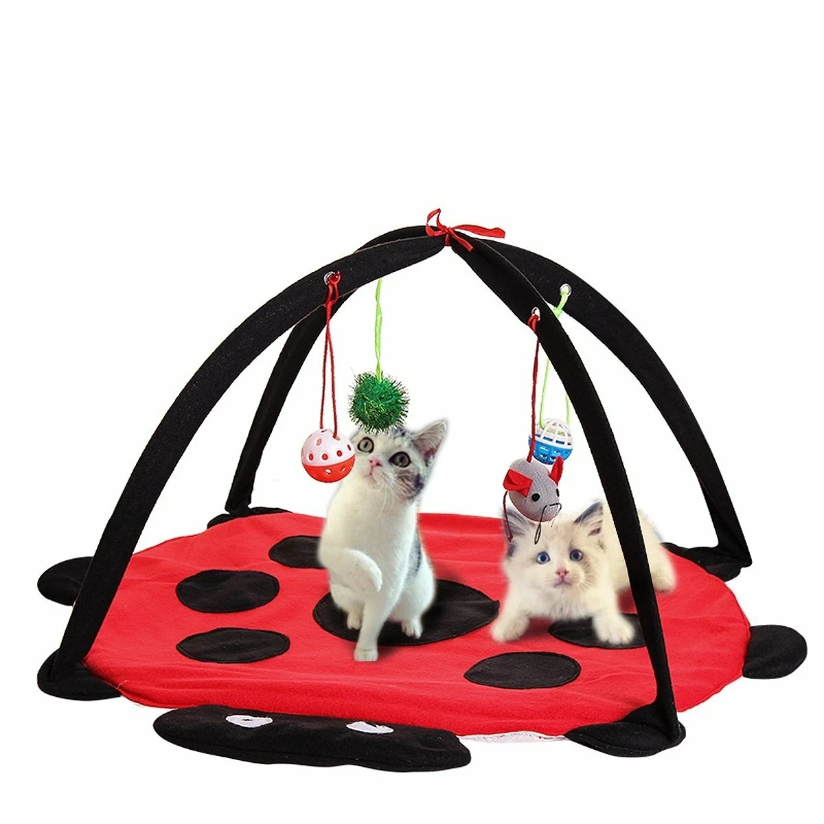Pet Toy Cat Play Bed Activity Tent Playing Toy Exercise Kitten Pad Mat Bells House Red
Pet Toy Cat Play Bed Activity Tent Playing Toy Exercise Kitten Pad Mat Bells House Red