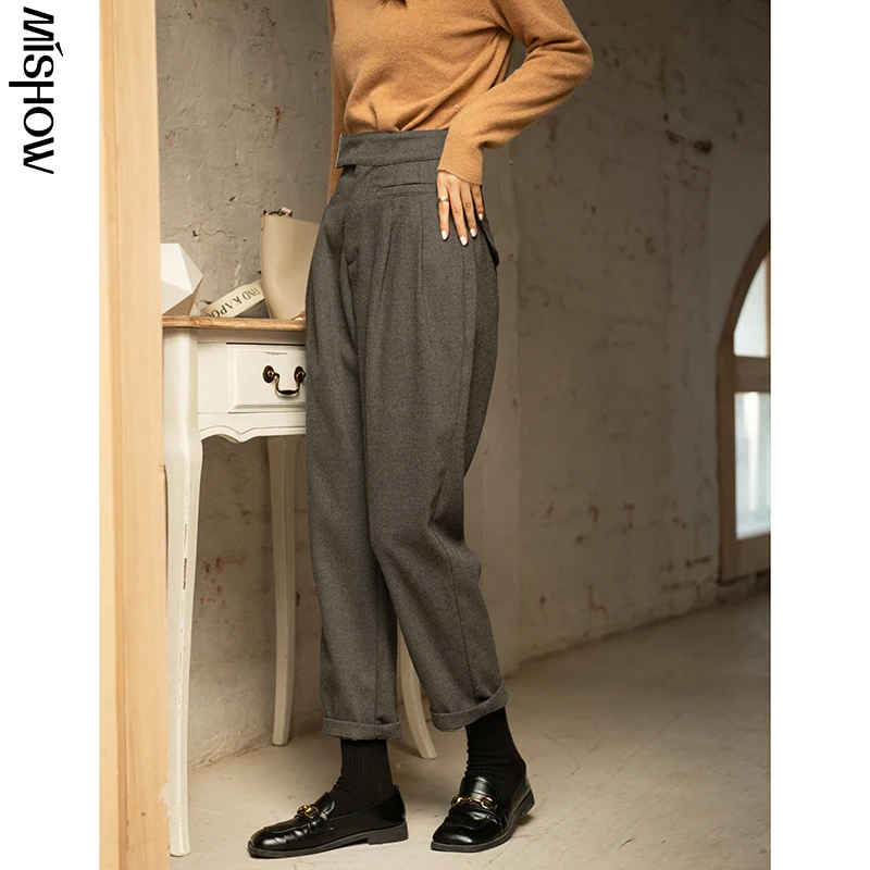 MISHOW 2020 Winter Pants For Women Solid Harem Pants High Wasit Office Lady Trousers Warm Female Bottom Clothing MX20D2643
MISHOW 2020 Winter Pants For Women Solid Harem Pants High Wasit Office Lady Trousers Warm Female Bottom Clothing MX20D2643