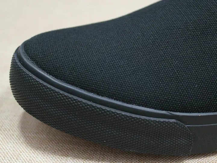 Canvas shoes men's shoes all black casual solid color large size zapatos de hombre mens loafers chunky sneakers 2019
Canvas shoes men's shoes all black casual solid color large size zapatos de hombre mens loafers chunky sneakers 2019