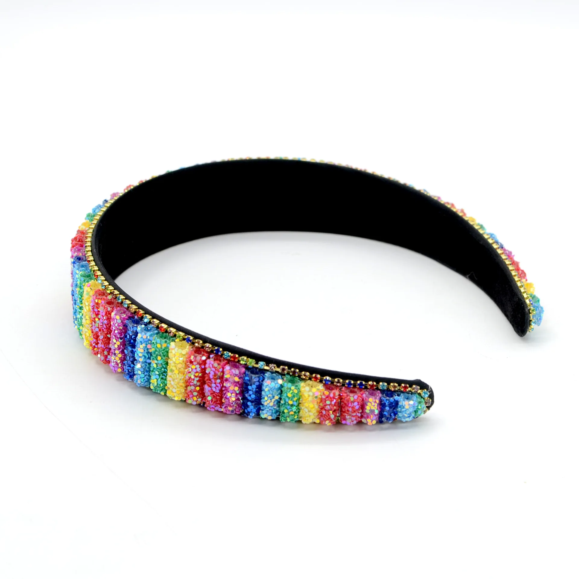 JOLORYM Girl Colorful Rhinestone Rainbow Cute Kawaii Trendy Sponge Crown Hairband Hair Accessory Wide 2cm Headband FG-YL-041
JOLORYM Girl Colorful Rhinestone Rainbow Cute Kawaii Trendy Sponge Crown Hairband Hair Accessory Wide 2cm Headband FG-YL-041