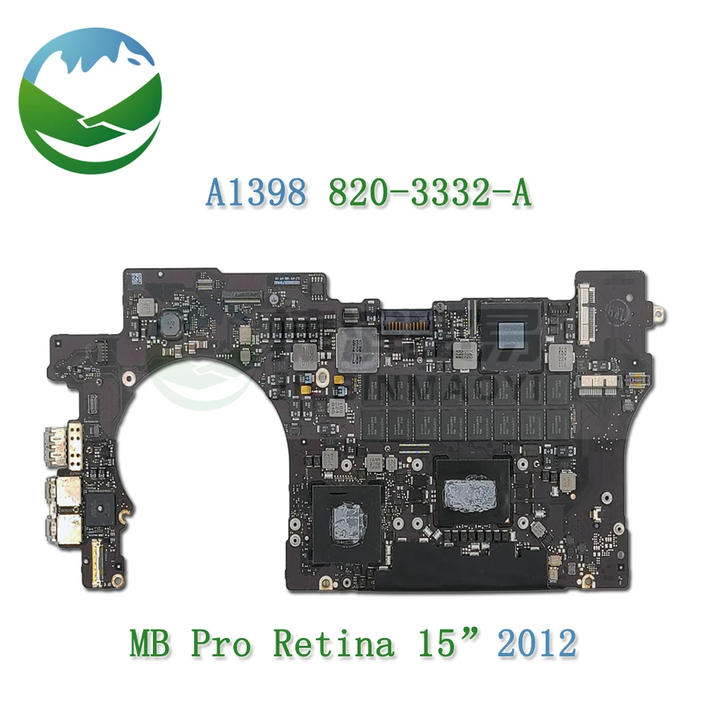 

Tested Laptop A1398 Motherboard For Macbook Pro Retina 15" Logic Board 820-3332-A EMC 2512 EMC 2673 Mid 2012 Early2013 year
