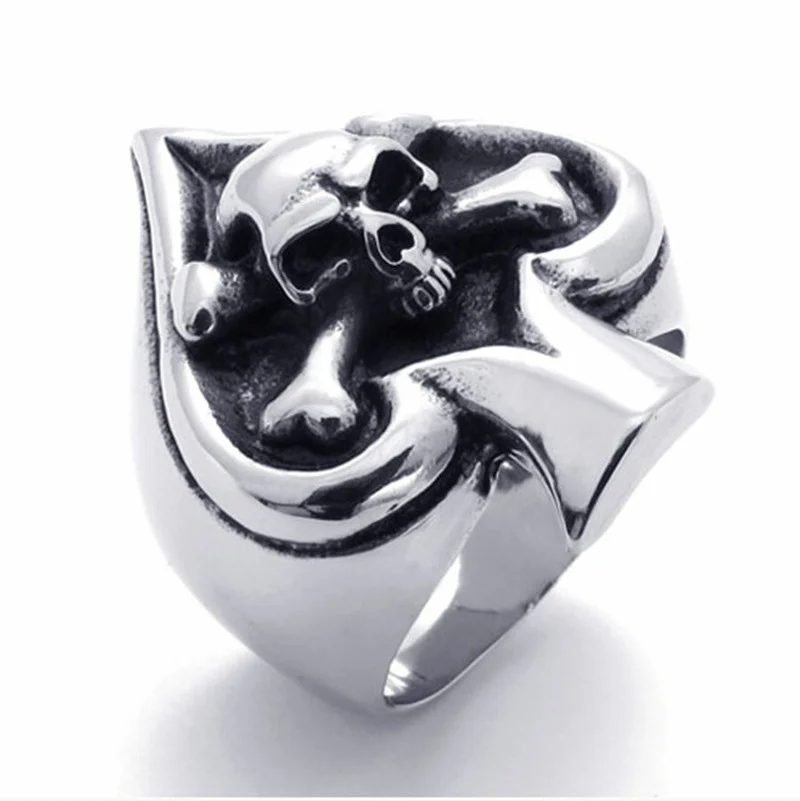 Punk Motorcycle Thai Silvery Neutral Titanium Steel Skull Shovel Index Finger Ring 2020 NEW
Punk Motorcycle Thai Silvery Neutral Titanium Steel Skull Shovel Index Finger Ring 2020 NEW