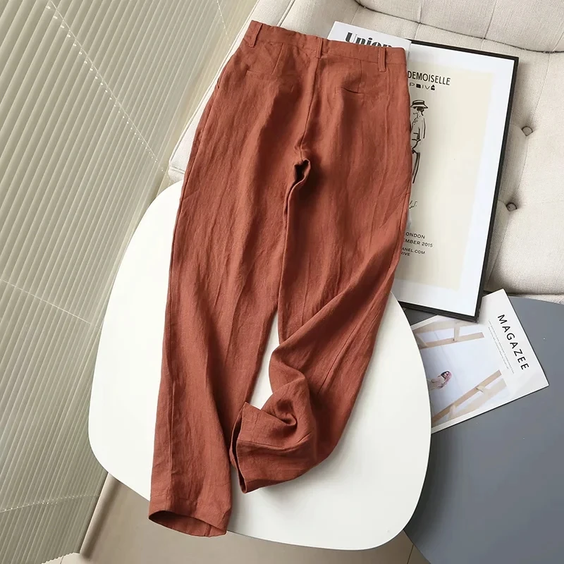 Dave&Di England Style Office Lady Fashion Pants Women Solid Linen Suits Pantalones Mujer Pantalon Femme Straight Trousers Women
Dave&Di England Style Office Lady Fashion Pants Women Solid Linen Suits Pantalones Mujer Pantalon Femme Straight Trousers Women