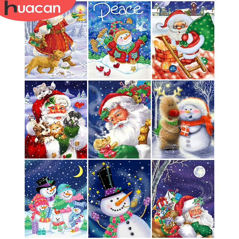 HUACAN DIY Frame Painting By Numbers Snowman Acrylic On Canvas Wall Art Picture By Numbers Santa Claus Christmas Gift
HUACAN DIY Frame Painting By Numbers Snowman Acrylic On Canvas Wall Art Picture By Numbers Santa Claus Christmas Gift