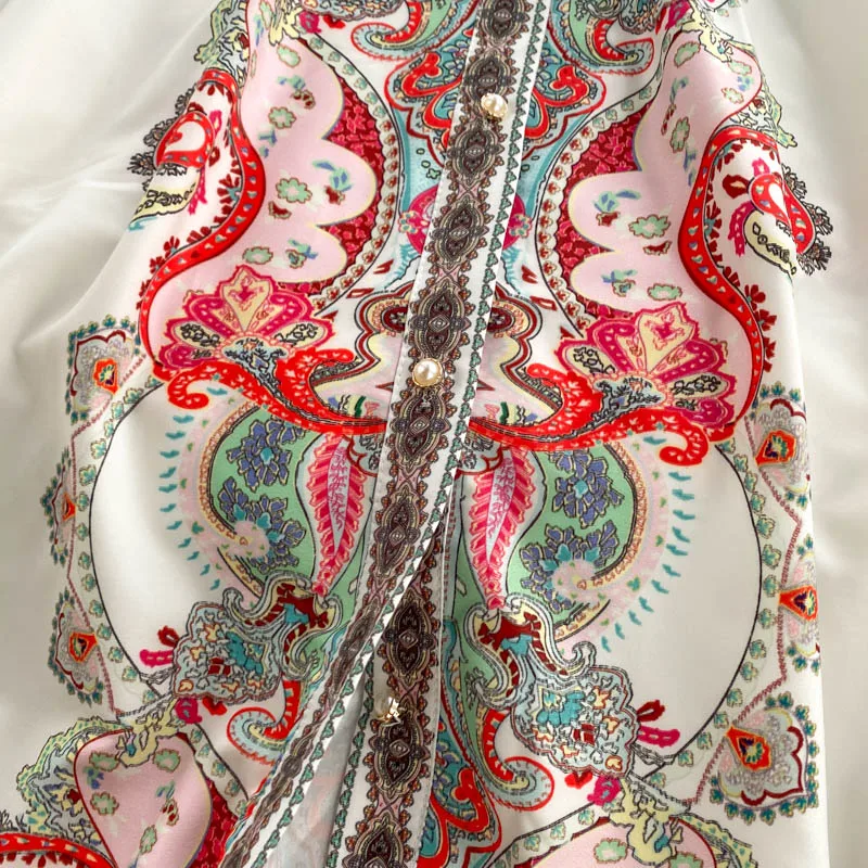Croysier Long Dresses For Women 2021 Elegant Party Vintage Paisley Print Boho Maxi Dress Long Puff Sleeve Shirt Dress With Belt
Croysier Long Dresses For Women 2021 Elegant Party Vintage Paisley Print Boho Maxi Dress Long Puff Sleeve Shirt Dress With Belt