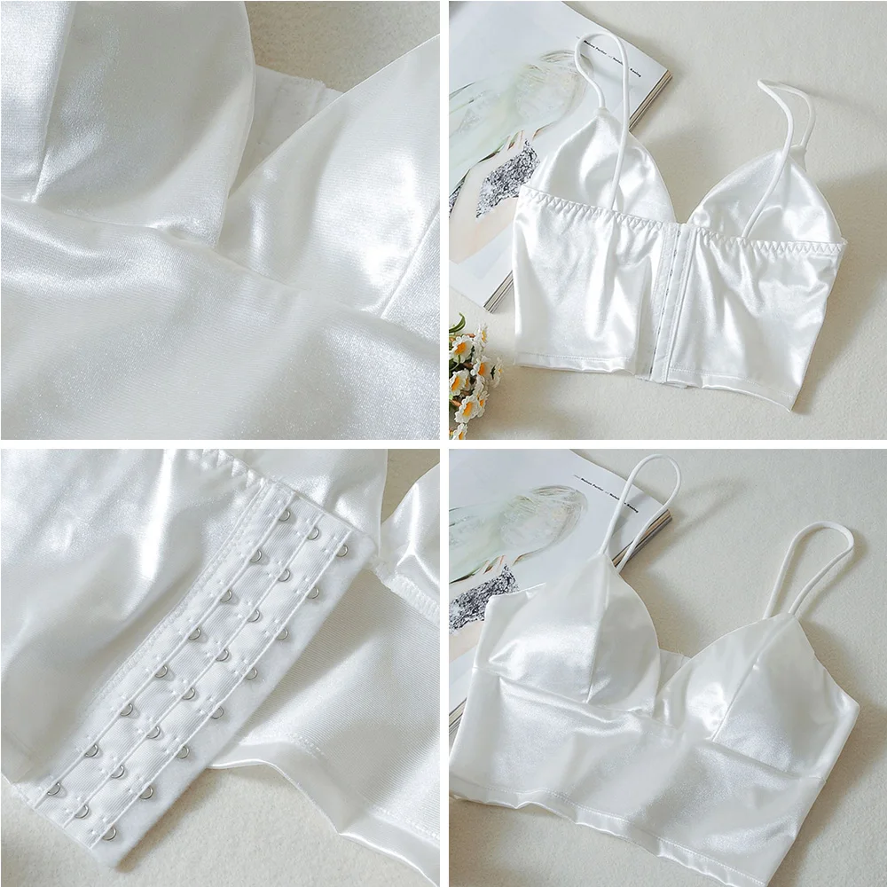 New Summer Sexy Tube Top Silk Chest Wrap Deep V Multi-Breasted Sport Bra Wrap Chest Bra Running Vest Wireless Push Up Brassiere
New Summer Sexy Tube Top Silk Chest Wrap Deep V Multi-Breasted Sport Bra Wrap Chest Bra Running Vest Wireless Push Up Brassiere