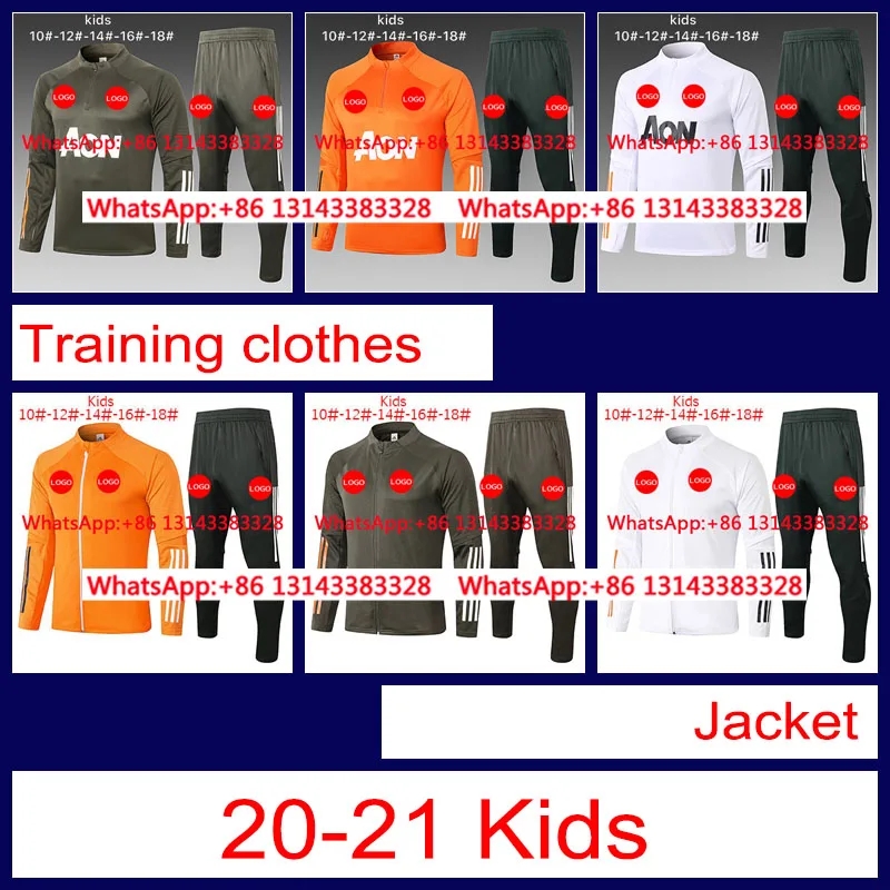 Best jacket quality Top Best sale 2021 Manchester 2020 Top Thai Free shipping United Children Training clothes
Best jacket quality Top Best sale 2021 Manchester 2020 Top Thai Free shipping United Children Training clothes
