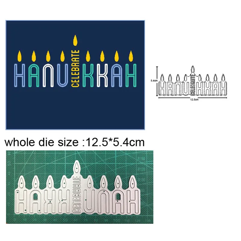 Hanukkah Candle Dies New 2021 Metal Cutting Dies for DIY Scrapbooking Paper and Card Making Decorative Embossing Dies Craft dies
Hanukkah Candle Dies New 2021 Metal Cutting Dies for DIY Scrapbooking Paper and Card Making Decorative Embossing Dies Craft dies