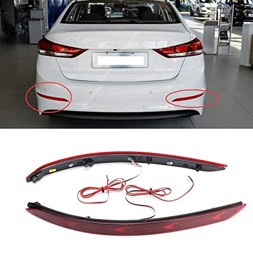 Флюидный стиль светодиодный бампер отражатель задние фонари для Hyundai Elantra 2016 2017 2018 стоп-сигнал поворота красный
Флюидный стиль светодиодный бампер отражатель задние фонари для Hyundai Elantra 2016 2017 2018 стоп-сигнал поворота красный