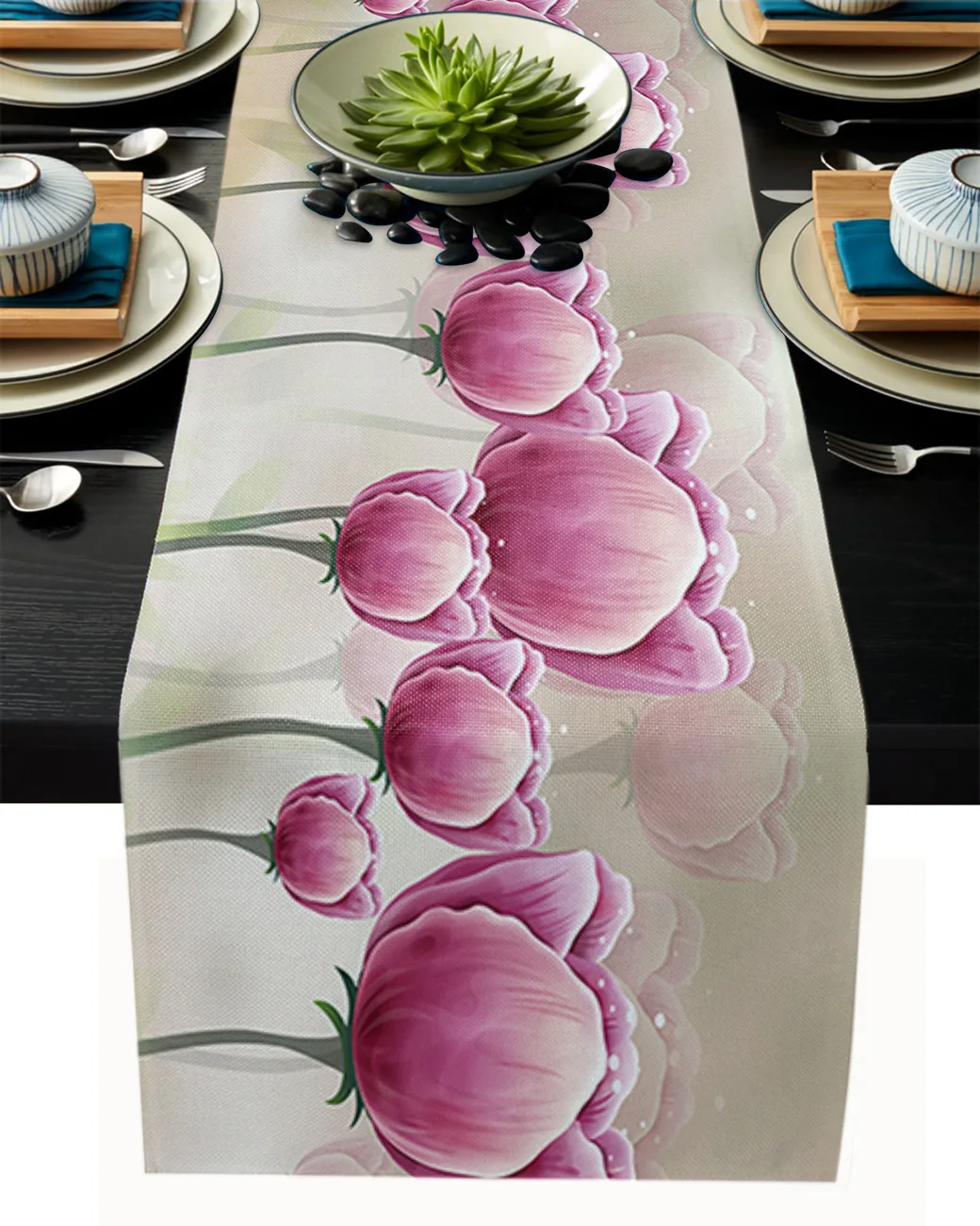 Watercolor Flower Tulip Table Runner Wedding Table Decoration Dinning Table Runners Placemat Christmas Decor Tablecloth
Watercolor Flower Tulip Table Runner Wedding Table Decoration Dinning Table Runners Placemat Christmas Decor Tablecloth