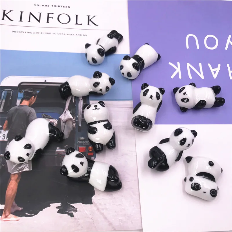 Ceramic Panda Magnetic Fridge Magnet Three-dimensional Cute Cartoon Creative Chinese Style High Quality Good Memorial Gift
Ceramic Panda Magnetic Fridge Magnet Three-dimensional Cute Cartoon Creative Chinese Style High Quality Good Memorial Gift