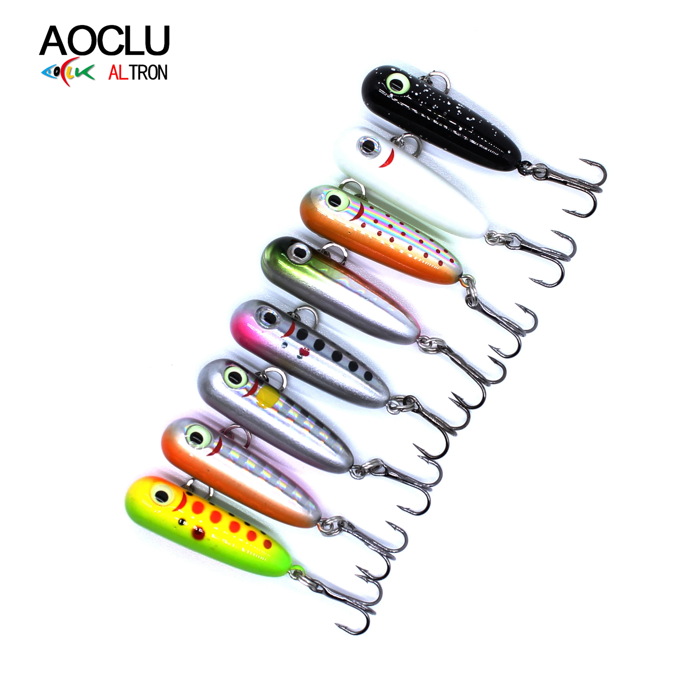 AOCLU wobblers Super Quality 8pcs/lot 30mm 2.9g Hard Bait stick sinking pencil Fishing lure Bass Fresh Salt water tackle
AOCLU wobblers Super Quality 8pcs/lot 30mm 2.9g Hard Bait stick sinking pencil Fishing lure Bass Fresh Salt water tackle