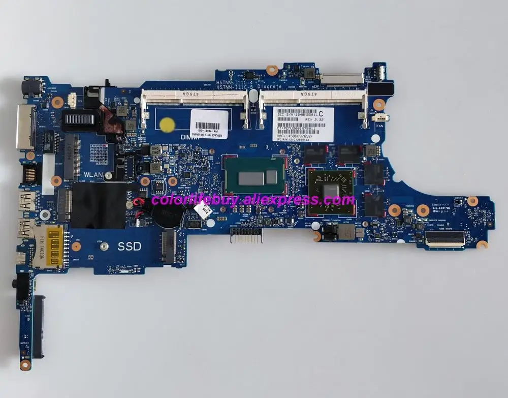 Genuine 778967-001 778967-501 778967-601 6050A2559101-MB-A03 i7-4510U 216-0842121 Laptop Motherboard for HP EliteBook 840 850 G1 
Genuine 778967-001 778967-501 778967-601 6050A2559101-MB-A03 i7-4510U 216-0842121 Laptop Motherboard for HP EliteBook 840 850 G1