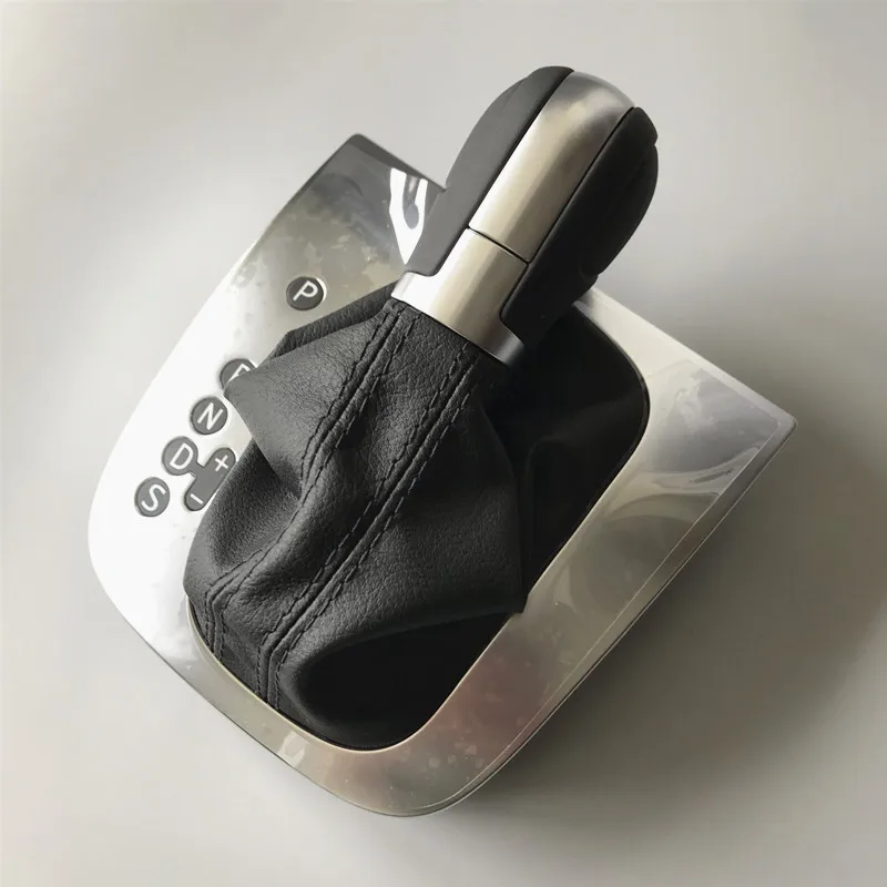 Leather Black line Stitching AT DSG Gear Shift Knob Lever Cover For Golf 6 MK6 G T I Jetta MK6 GLI
Leather Black line Stitching AT DSG Gear Shift Knob Lever Cover For Golf 6 MK6 G T I Jetta MK6 GLI