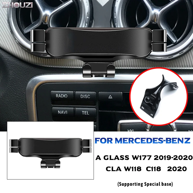 For Mercedes Benz W177 A Class A180/200/220 W118 CLA CLA200/260 Car Mobile Phone Holder Stand GPS Navigation Bracket Accessories
For Mercedes Benz W177 A Class A180/200/220 W118 CLA CLA200/260 Car Mobile Phone Holder Stand GPS Navigation Bracket Accessories