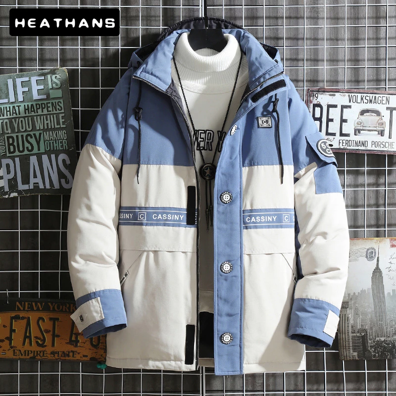 Cargo Down Jacket Men's Winter Windproof Thick Warm Couple White Duck Down Parka Men Casual Patchwork Hooded Coat Male Clothing
Cargo Down Jacket Men's Winter Windproof Thick Warm Couple White Duck Down Parka Men Casual Patchwork Hooded Coat Male Clothing