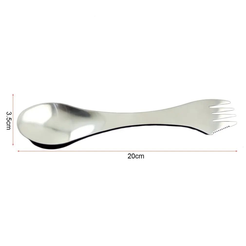 3 in 1 Stainless Steel Fork Spoon Spork Cutlery Utensil Combo Multifunction Kitchen Camping Hiking Outdoor Picnic Supplies
3 in 1 Stainless Steel Fork Spoon Spork Cutlery Utensil Combo Multifunction Kitchen Camping Hiking Outdoor Picnic Supplies