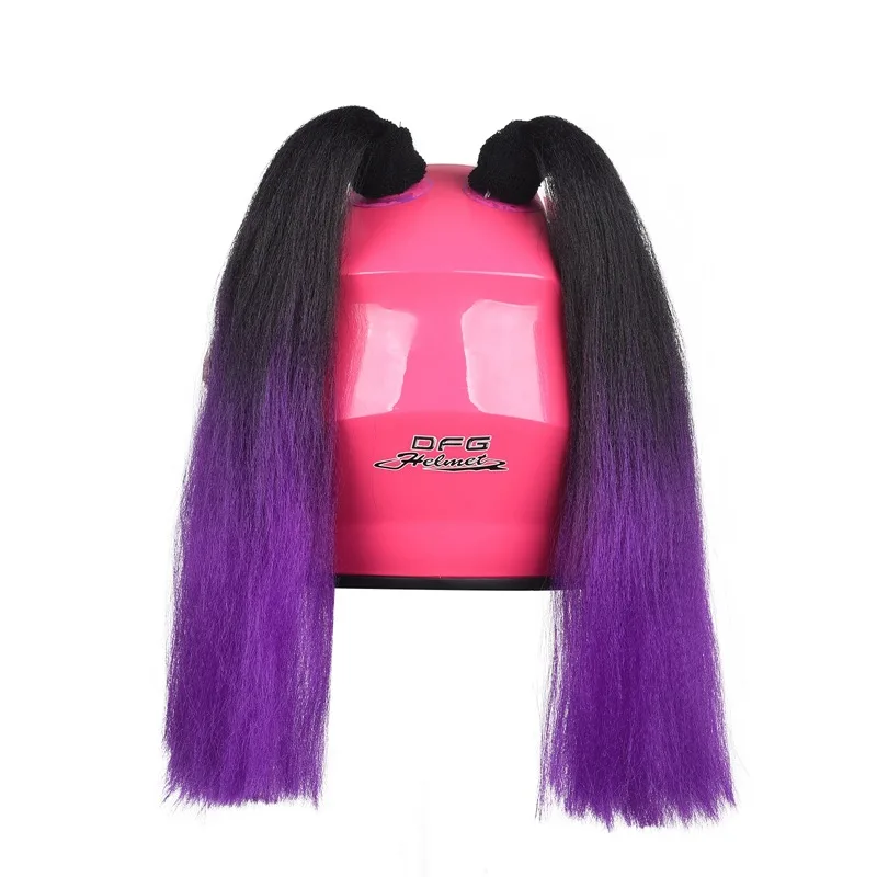 Double Helmet Braids Colorful Wig Cascos Para Moto Ponytail Helmet Dirty Braid Sheep Horn Braid Helmet Decoration Parts 645
Double Helmet Braids Colorful Wig Cascos Para Moto Ponytail Helmet Dirty Braid Sheep Horn Braid Helmet Decoration Parts 645