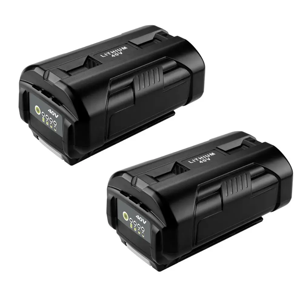 2pcs 40V 6000mAh 240Wh Battery Compatible for Ryobi OP4026A OP4050 Tools Battery
2pcs 40V 6000mAh 240Wh Battery Compatible for Ryobi OP4026A OP4050 Tools Battery