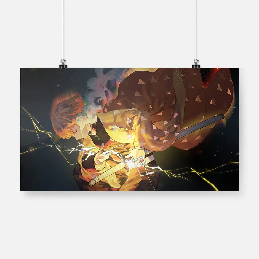 Demon Slayer Zenitsu Agatsuma Poster Wooden Frame Canvas Wall Art Decoration Prints Dorm Living Room Home Framed Decor Painting
Demon Slayer Zenitsu Agatsuma Poster Wooden Frame Canvas Wall Art Decoration Prints Dorm Living Room Home Framed Decor Painting